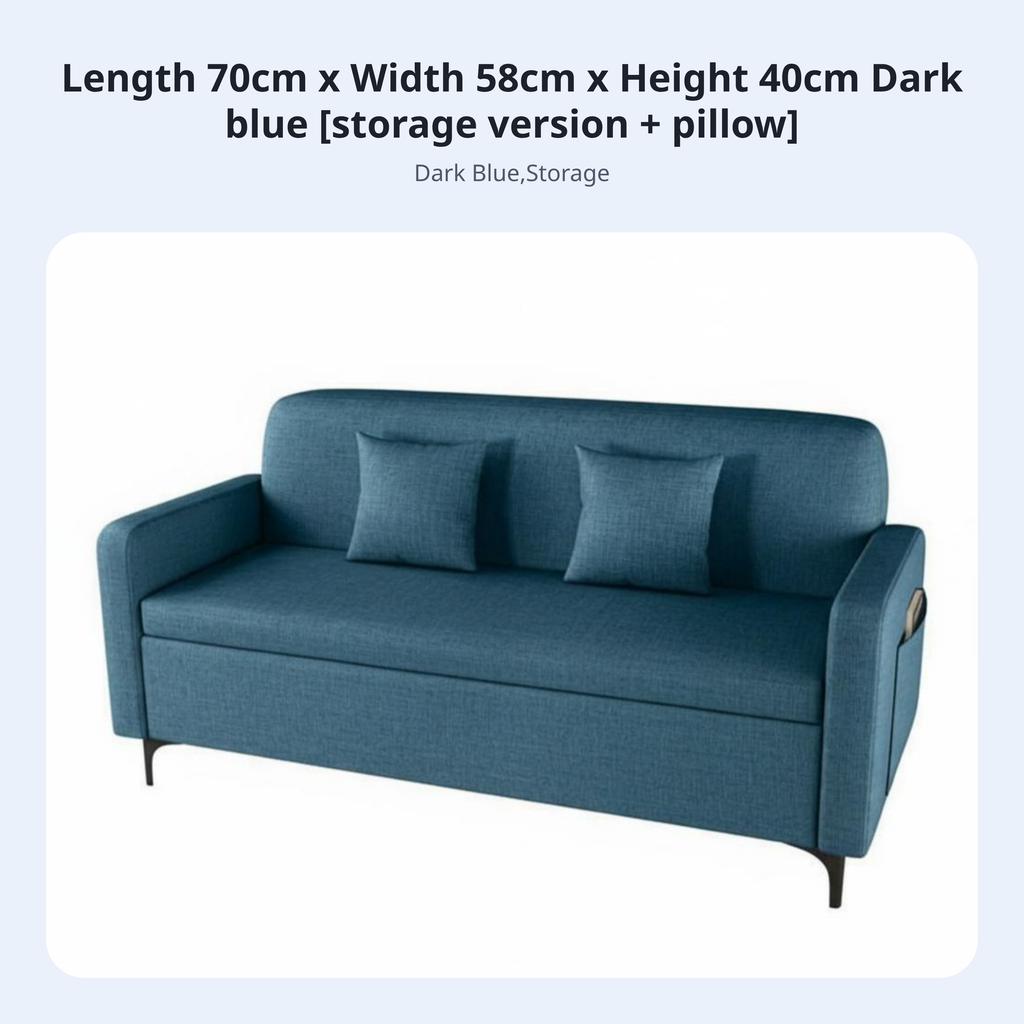 Upholstered Storage Bench Space-Saving Small Sofa Space-Efficient Design Modern and Design for Apartment Dwellers