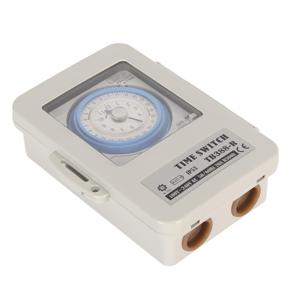 Mechanical Time Switch Multi Function Timer Control Switch for Home Kitchen 100‑240V AC