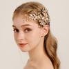Pearl Bridal Hair Clip Silk Flower Wedding Headdress Fairy Bride Hairpin  Bride Accessories