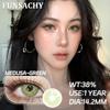 FUNSACHY Brown Korean Lenses Colored Contact Lenses For Eyes Fashion Lens Beautiful Pupil Yearly Use Natural Gray Eye Contacts