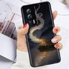 True Dragons For Xiaomi Redmi 9A 9C 9AT 10C 9 9T 10 12C 13C 8 12 K60 A1 K50 K40 5G Black Funda Phone Case