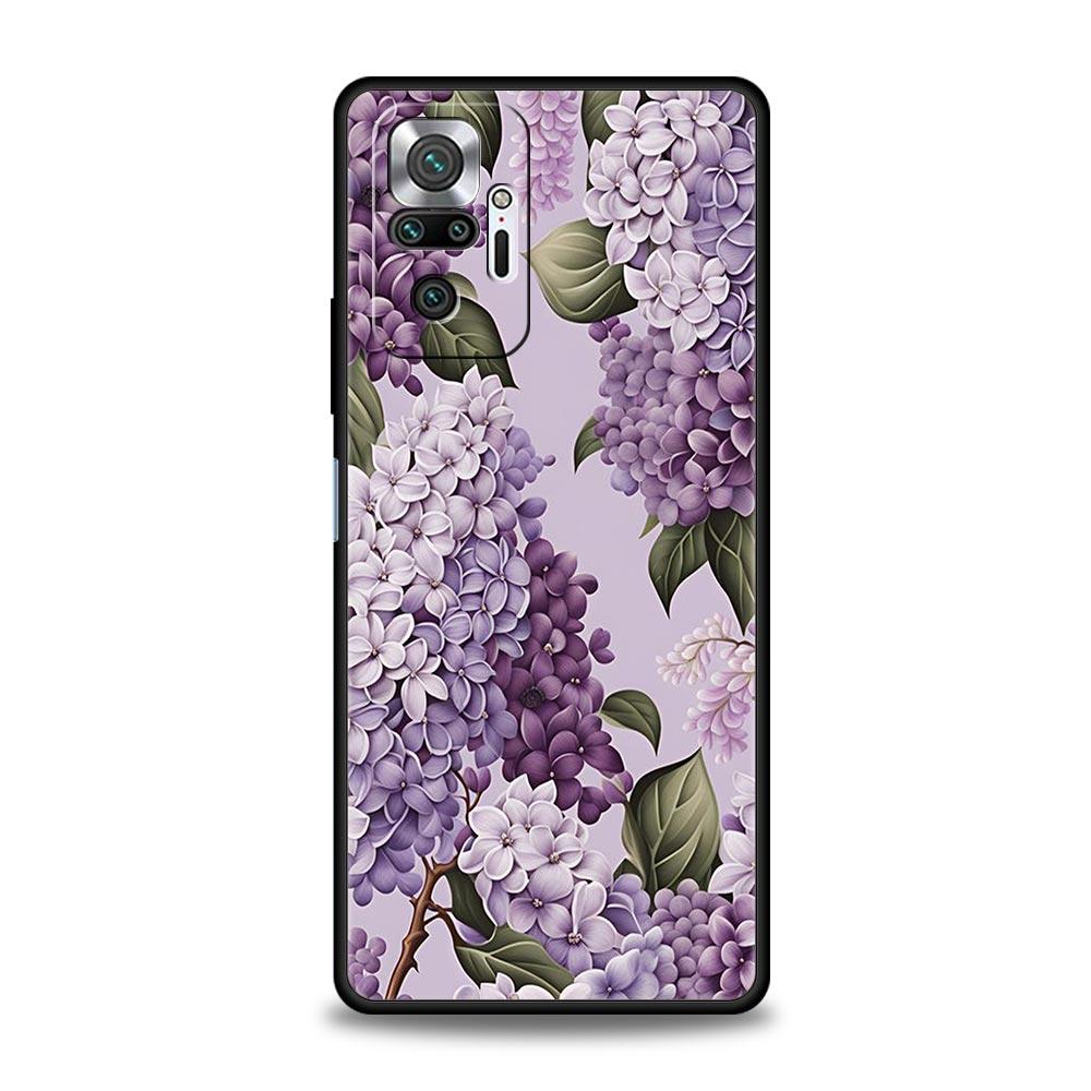 Oil Painting Flowers Pattern Design Phone Case Cover for Redmi 14C 10C Note 15 14 13 12 10 11 K40 Pro Plus 5G Soft TPU Shell
