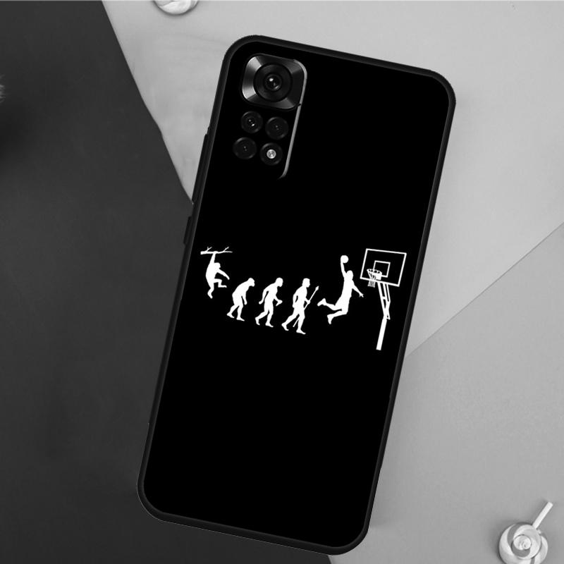 Чехол для телефона Xiaomi Redmi Note 13 Pro 14 12 11 9 10 9S 10S 11S 12S Redmi 14C 10C 12C 13C с рисунком баскетбольного мяча