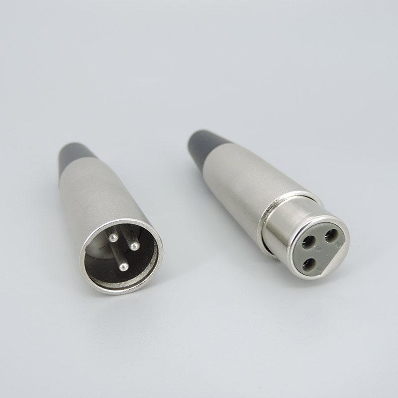 Металлический XLR 3-контактный штекер-пайка с разъемом-адаптером для музыкального стола, динамик, аудиомикрофон, микрофонный кабель, клеммы a1