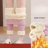 Women Leggings  Filling Pants Winter Thick Fleece Wool High-waist Legging Extra Thick Warm Thermal 500g Thicken Trousers