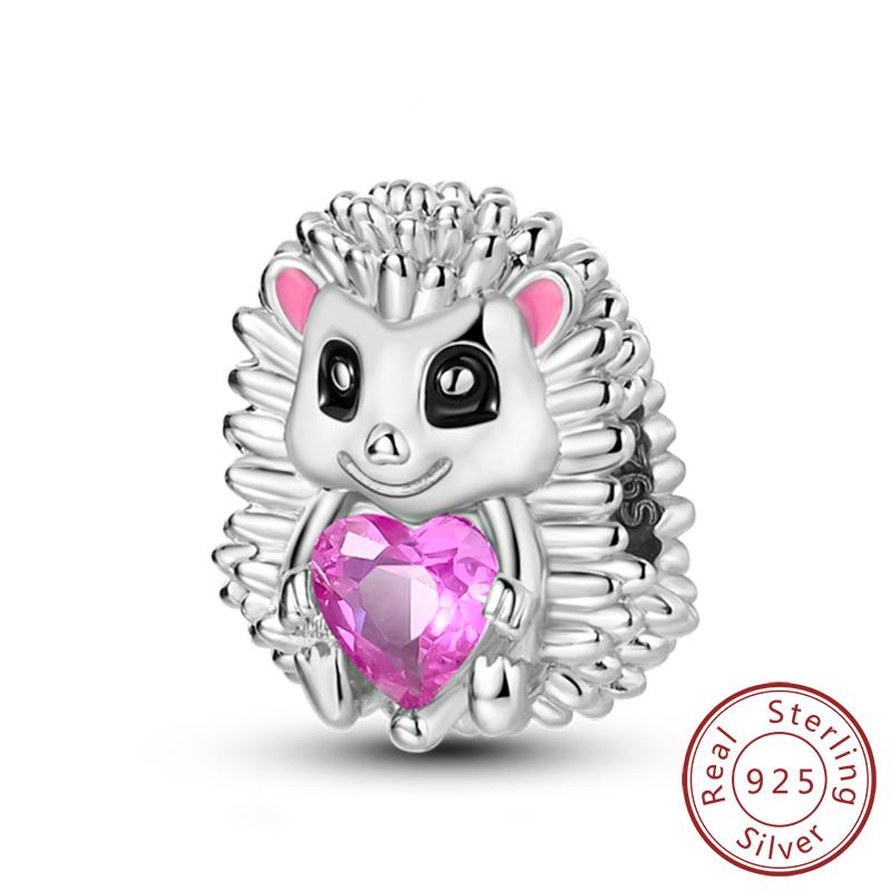 Шармы Подходят для Оригинального Браслета Медные Шармы Бусины Кошка Собака Животное Сердце Подвеска Для Женщин Изготовление Ювелирных Изделий Подарок
