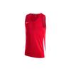 Color Block Breathable V-Neck Sleeveless Basketball Jersey Men Tops University-Red HF0519-657