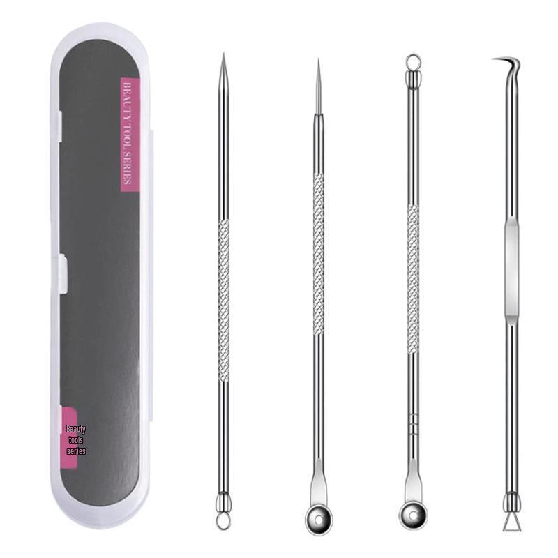 Набор игл для удаления акне из нержавеющей стали: Пинцеты для удаления черных точек и инструменты для выдавливания для салона красоты