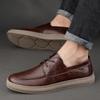 Genuine Leather Men Shoes Trend Comfortable Casual Shoes Moccasins Men Flats Shoes