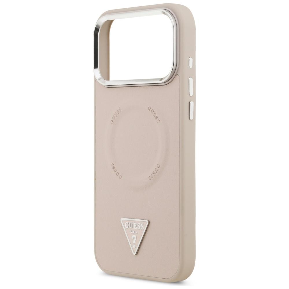 Guess Triangle Logo MagSafe Case for iPhone 17 Pro Pink