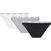 Logo Pattern Slim Fit Low Rise Briefs 3 Pack Women Underwear QP1258O-MP1