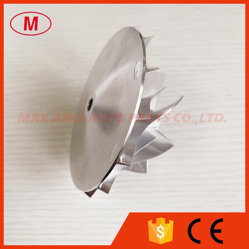 HX40 3594834 57.97/85.98mm 7+7 blades high performance Turbocharger billet compressor wheel for 3596787