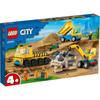 Lego city Грузовик и кран из железа, игрушки, игрушка, подарок на день рождения, блок, образование, Рождество, мальчик, девочка, ребенок 4 года, 5 лет, 6 лет