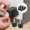 12pcs Leveling Feet Adjustable Rubber Furniture Levelers With M6 Screws Leg Leveler For Table Chair Cabinet Sofa Floor Protector