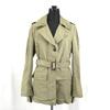 England Made Short Trench Coat [Women M/Beige] Spring Jacket(USED)