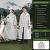 Women's Single-Body One-Piece Take-out Cycling Raincoat