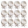 Tiny ABS Plastic Chairs for Model Room Accessories Creative Craft Projects and Architectural Displays