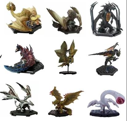 Оригинальная масштабная модель Monster Hunter Rise of Dawn Серия Мужская VALSTRAX Rathalos Nargacuga Velkhana Фигурка Игрушки