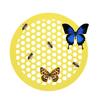 20cm Bee Water Catcher Cups Tray Bee Drinking Station Bee Watering Feeder Honeycomb Beekeeping Setups Luring Insets Waterer
