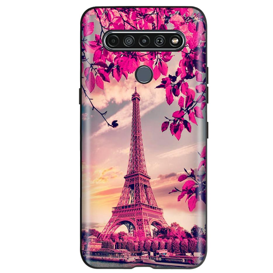 Чехол для LG K61 2020 Милый Кот Бабочка Мягкий Силиконовый Ударопрочный Чехол для Телефона Для LG K61 K 61 Fundas Case LGK61 Coque 6.53'' Shell