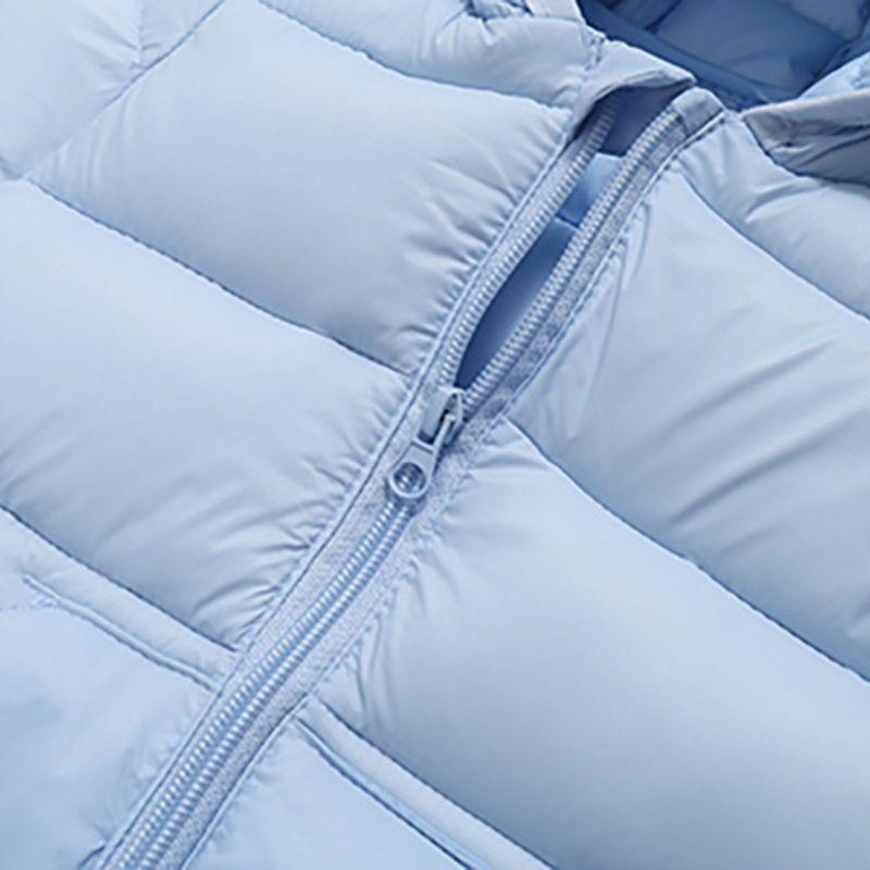 Детское зимнее теплое пальто с капюшоном на молнии для детей 1-4 лет