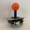 Рычаг джойстика Sanwa Denshi Board, оранжевая плоская железная пластина с крышкой вала JLX-TP-8YT-SK-O