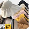 2025 Summer Women Wide Brim UV Sun Hat Anti Sunscreen Bucket Hat Outdoor Beach Cap