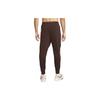 Nike Solid Color Logo High Waist Drawstring Knit Sports Pants Men bottoms Brown DM4616-227