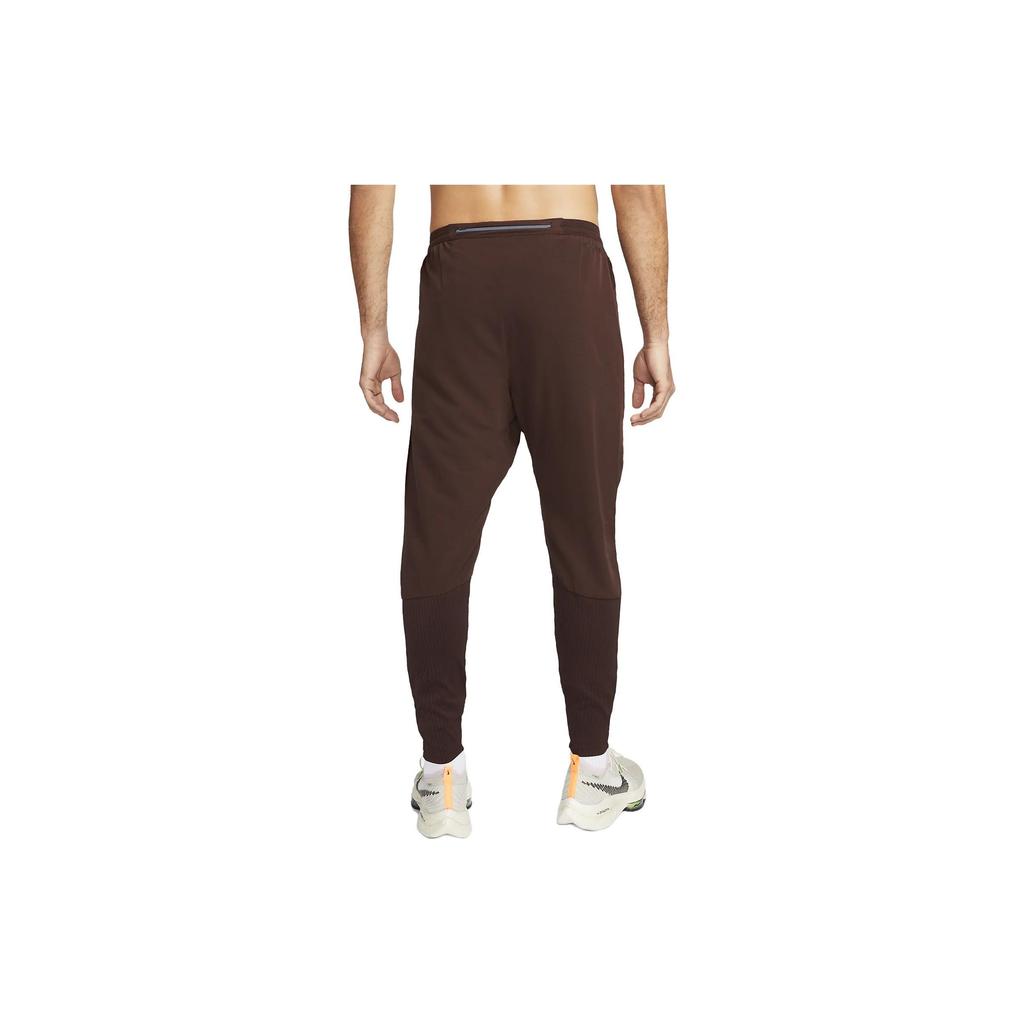 Nike Solid Color Logo High Waist Drawstring Knit Sports Pants Men bottoms Brown DM4616-227