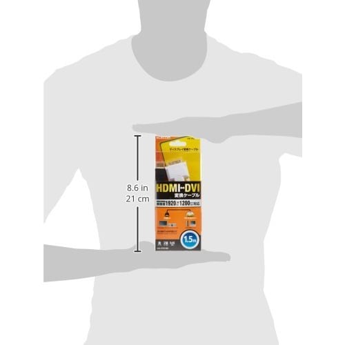Elecom ELECOM Кабель-переходник HDMI-DVI 1,5 м Черный CAC-HTD15BK
