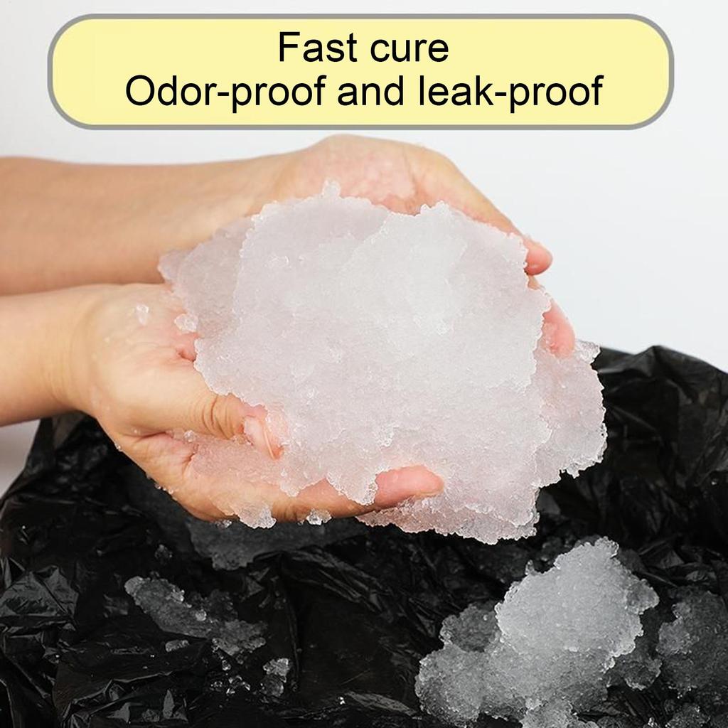 100 шт. Поглощающий мочу порошок Сильное водопоглощение Кал Моча Порошок Путешествия Рыбалка Кемпинг Туалетный гель для чрезвычайных ситуаций на открытом воздухе