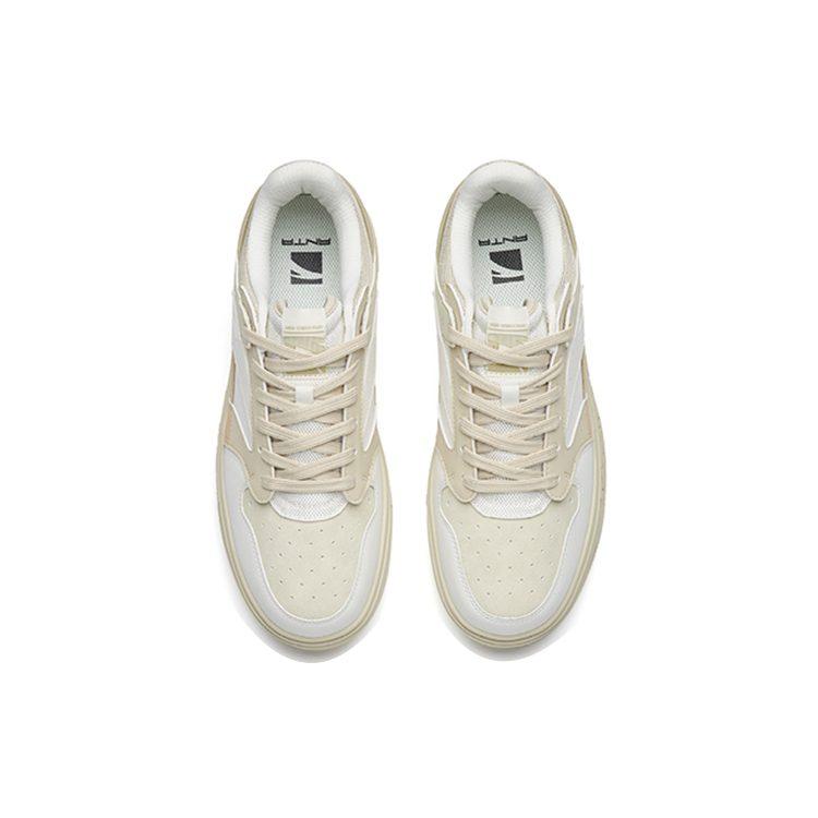 Anta Street Naughty Slip Resistant, Abrasion Resistant, Lightweight Low top Skateboard Shoes Women's White Gray Green 122238066-4