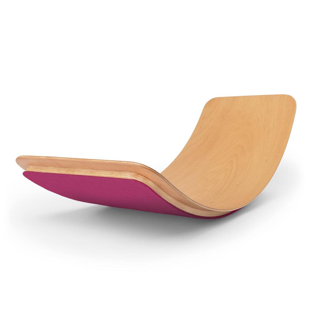 Balance Board Wooble Lama Smile Fuchsia