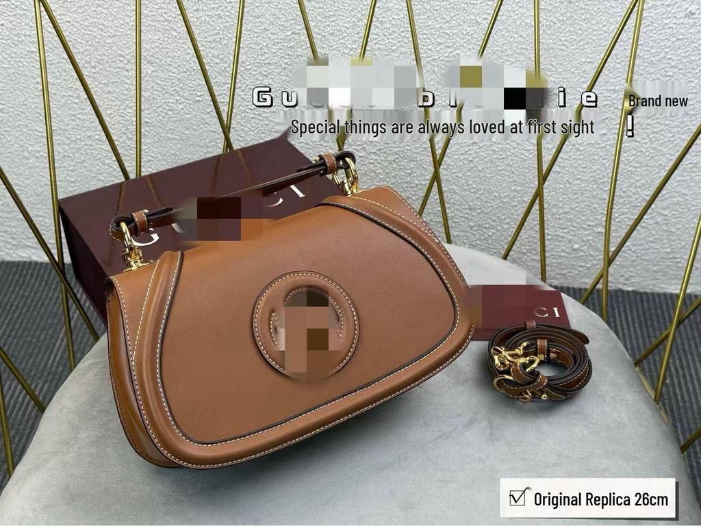 Модная женская сумка через плечо из коровьей кожи G Family - Трендовый стиль Zhu Zhu