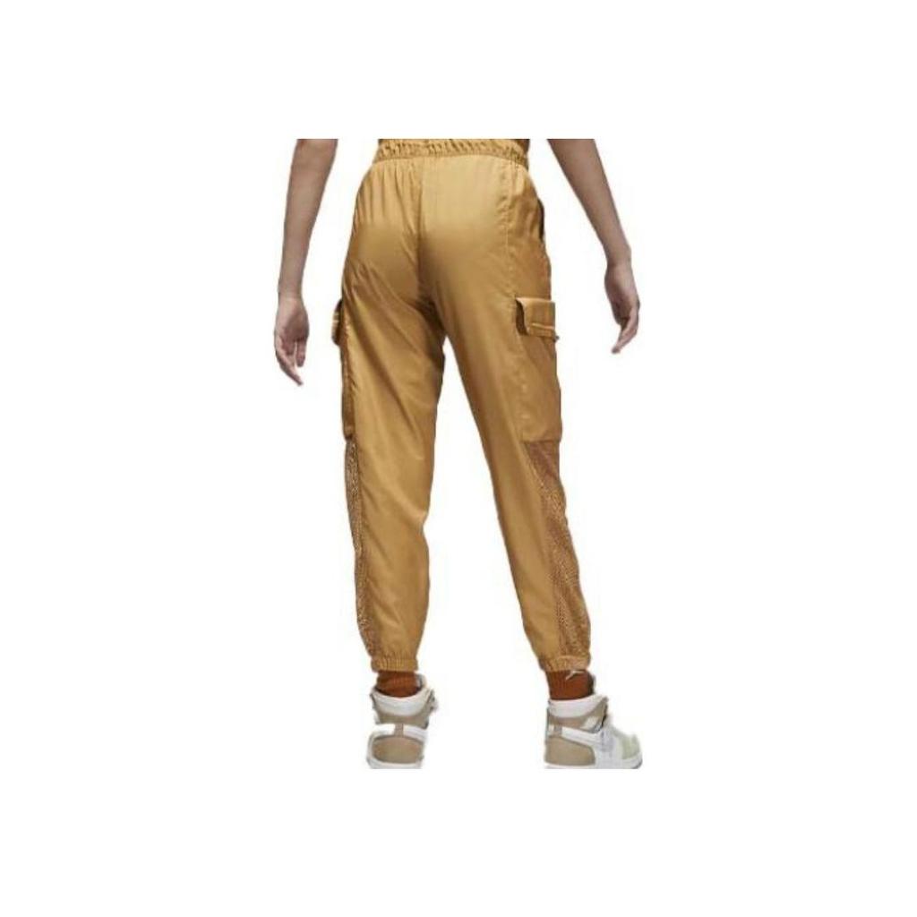 Jordan Casual Breathable Spliced Joggers Women Bottoms Gold DO5055-722