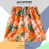 Hawaiian Summer Men Quick-drying Beachwear Plus Size Swimsuit Shorts Male Fashion Casual Loose Hawaii Printing Surf Board Shorts