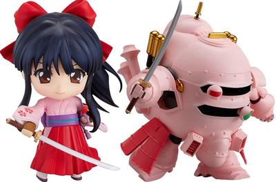 Нендороидный набор Sakura Wars Sakura Shinguji Kobu, раскрашенный, подвижный и (Немасштабная фигурка из АБС и ПВХ)