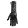 Elegant Watertight Winter Gloves Antiskid Thicken Touch Screen Gloves Mid-Length Plus Velvet Pu Leather Gloves Outdoor Riding