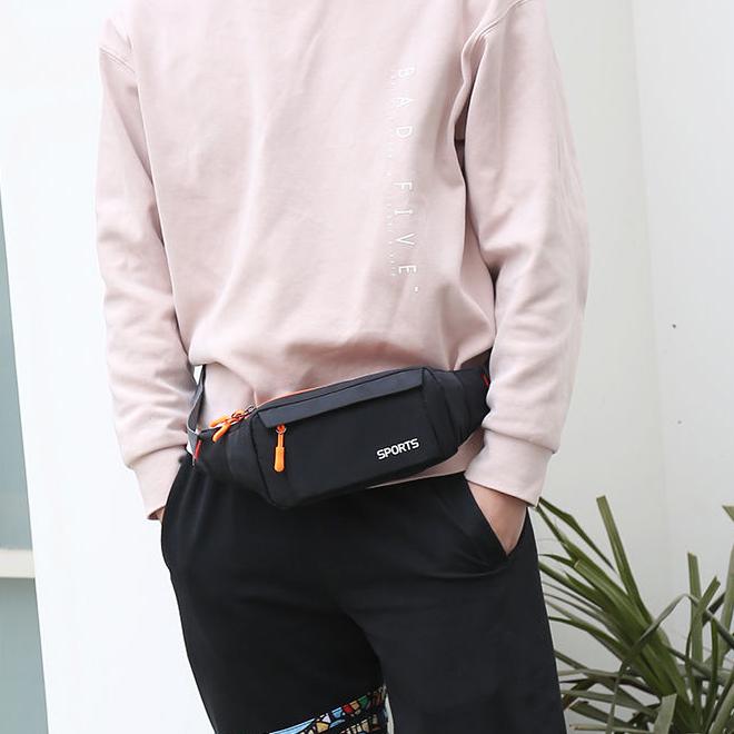 Мужская и женская поясная сумка для бега, многофункциональная водонепроницаемая и износостойкая поясная сумка для спорта на открытом воздухе большой емкости