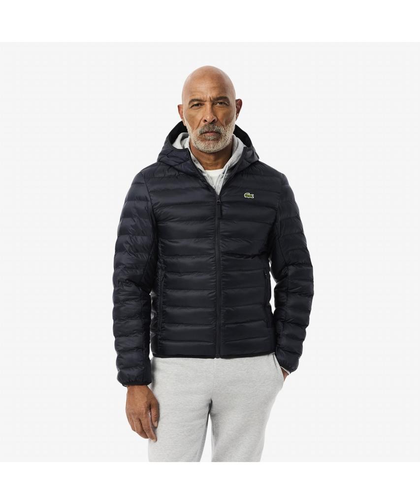 Lacoste Men'S Thermore Hooded Lightweight Padded Jacket Bh7228-55N Hde
