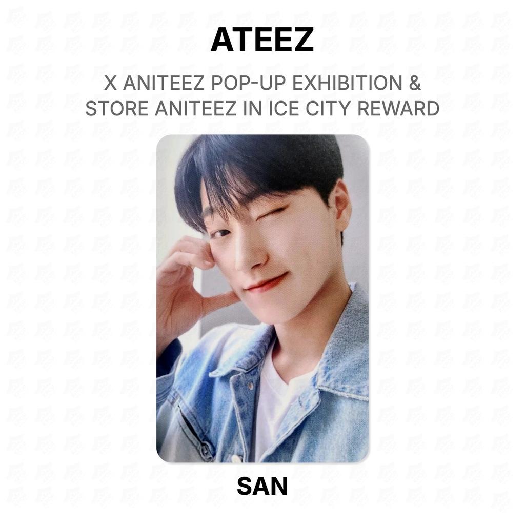 ATEEZ ВЫСТАВКА-ПРОДАЖА ANITEEZ POP-UP & МАГАЗИН ANITEEZ В ICE CITY НАГРАДА Официальная фотокарточка