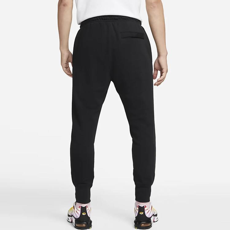 Nike Knitted Sweatpants Men's Black Moderate Cuffed Pants DM5013-010