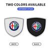 1/2pcs Car Styling 3D Metal Emblem Body Window Sticker Decal For Alfa Romeo Giulietta GT 159 147 156 Brera Giulia Stelvio