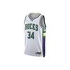 NBA Bucks City Edition Giannis 34 Dri-FIT Swingman Jersey White Men Streetwear DB4035-100