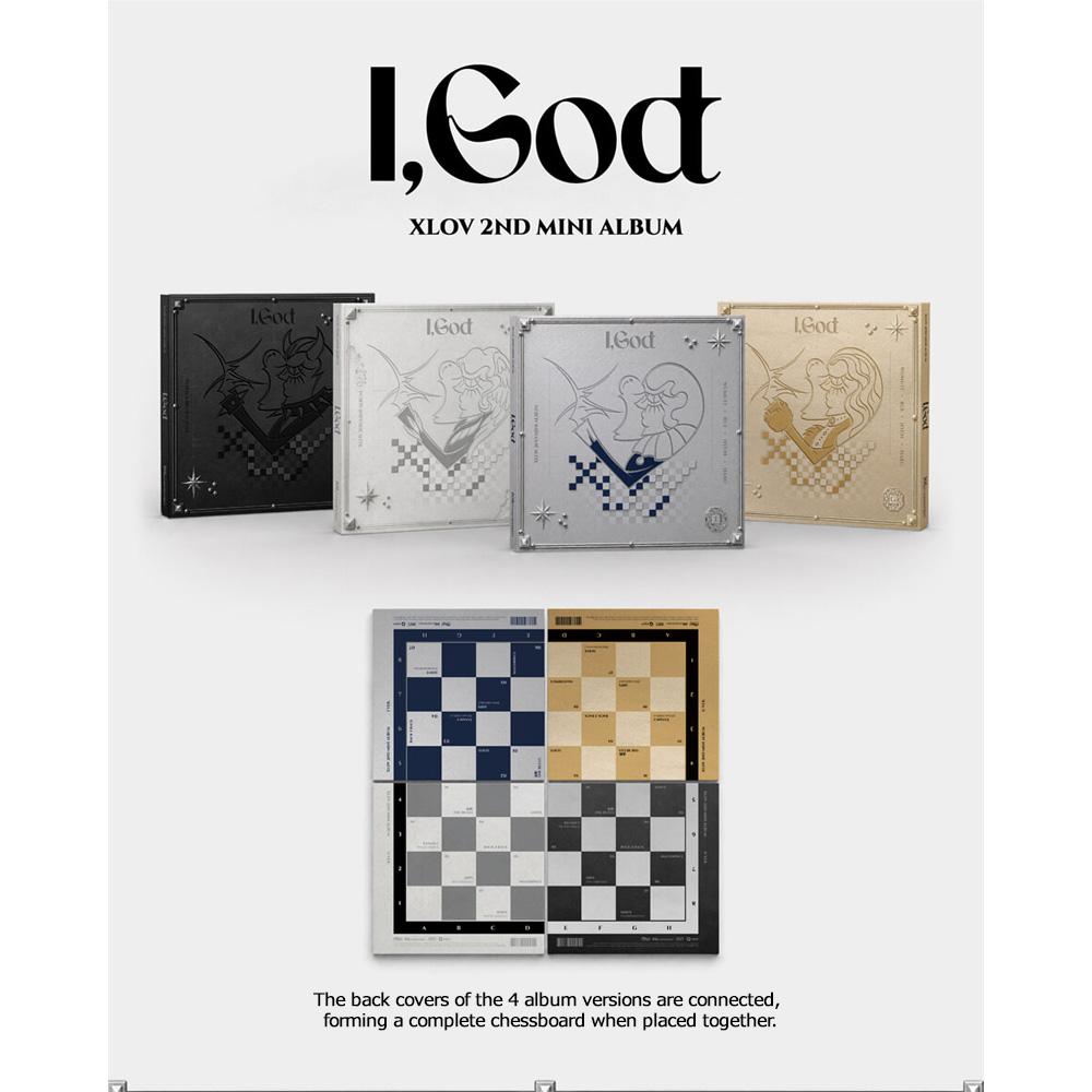 [Предзаказ] XLOV I,God Kpop Альбом CD Фотокарточка Официальный Набор из 4 Версий
