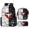Cartoon Animation Backpack, Third and Fourth Grades of Primary School, Light Burden Reduction, Student Schoolbag Storage Bag