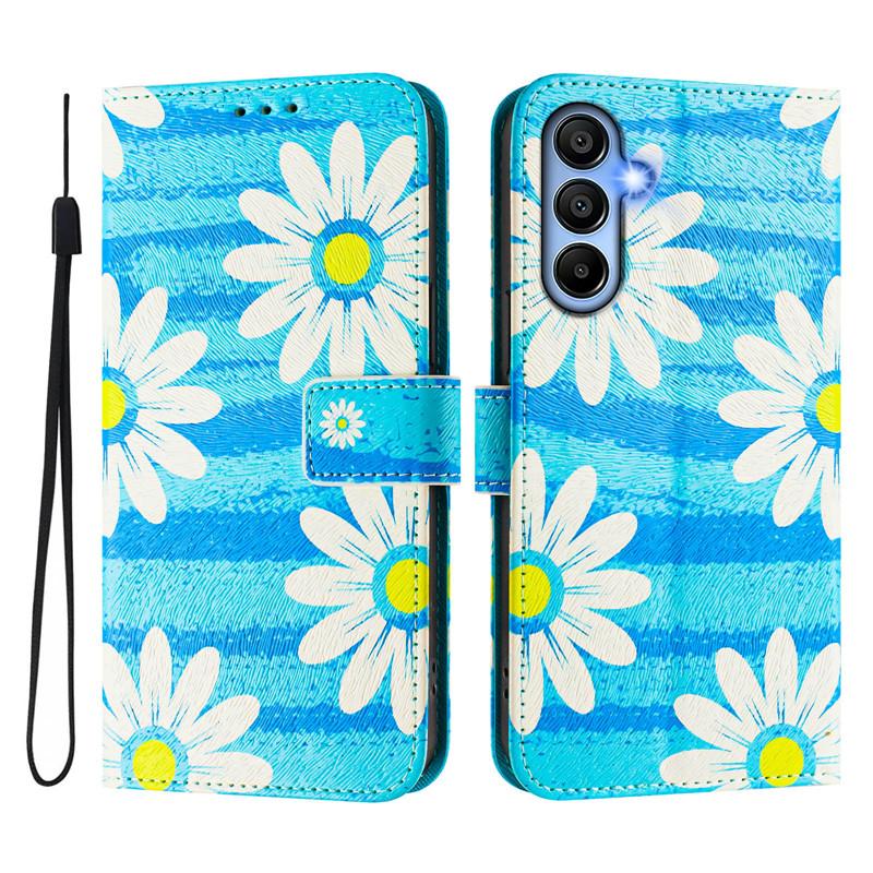 Роскошный кожаный чехол-книжка для Samsung Galaxy A35, чехол-книжка для SAM A35 A55 A26 5G A15 4G A05 A05s, кошелек-сумка, чехлы с цветами