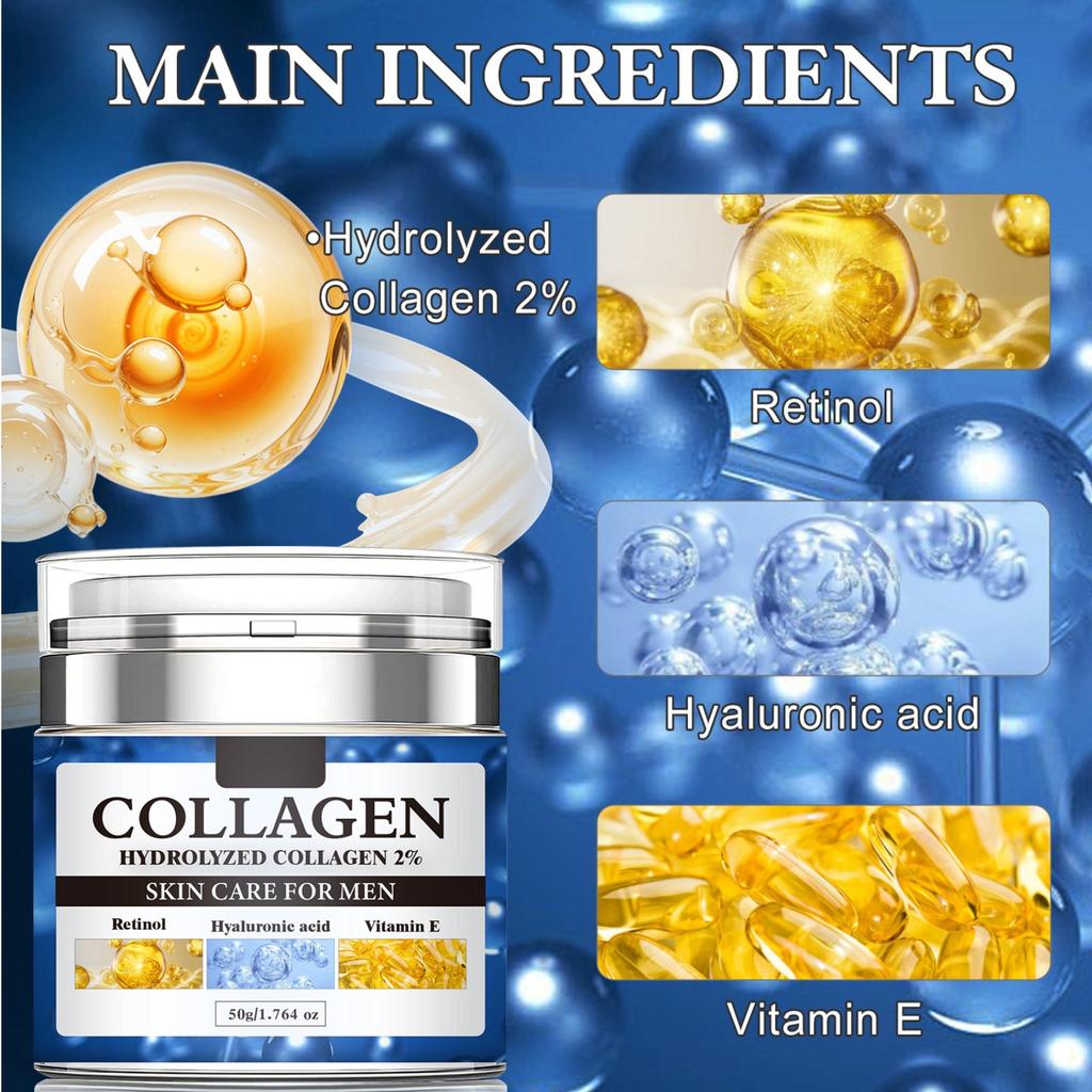 Мужской увлажняющий крем, укрепляющий, для жирной, сухой и чувствительной кожи