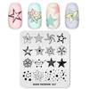 kads Шаблон для дизайна ногтей Fashion 027 Все виды звезд, дизайн изображения, шаблоны для штампов для ногтей, пластина для штамповки ногтей
