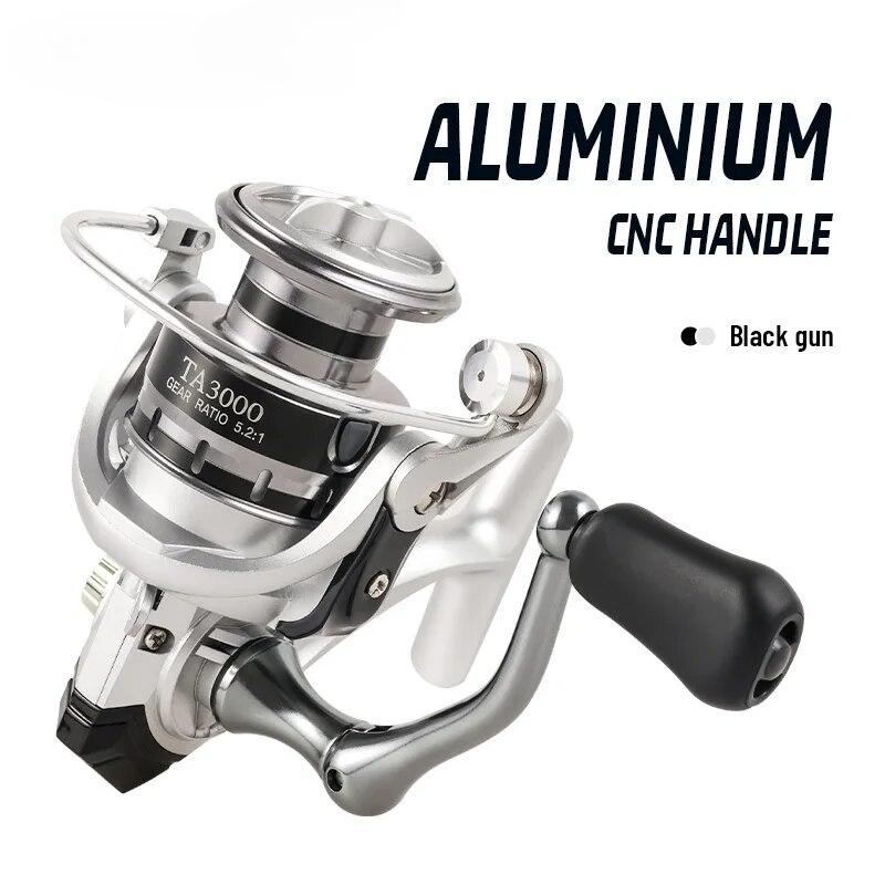 New Spinning Fishing Reel Ultra Light Maximum Drag 10kg Spinning Metal Rocker Arm Fishing Reel for Carp Pike Bass Fishing Coil 2000-7000 Series